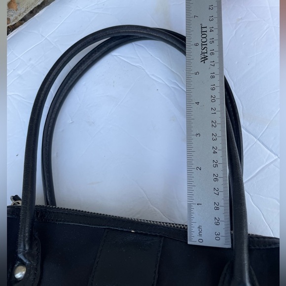 ANNE KLEIN PURSE LEATHER TRIM HANDBAG SHOULDER - Picture 9 of 11